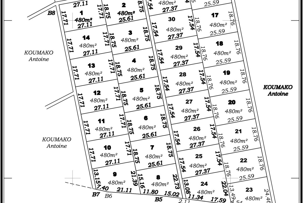 Parcelles de grc immobilier à vendre à Hekandji