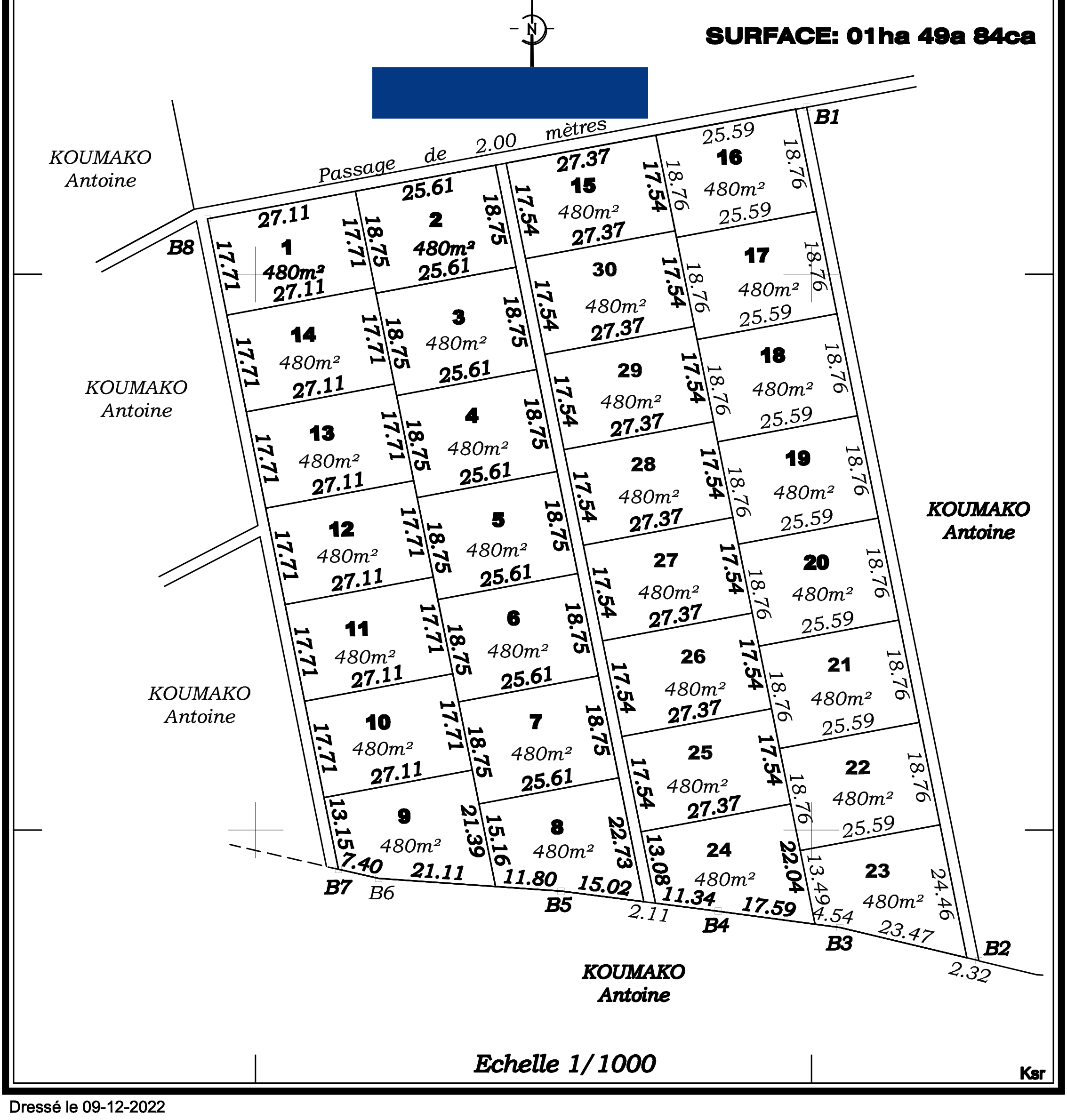 Parcelles de grc immobilier à vendre à Hekandji