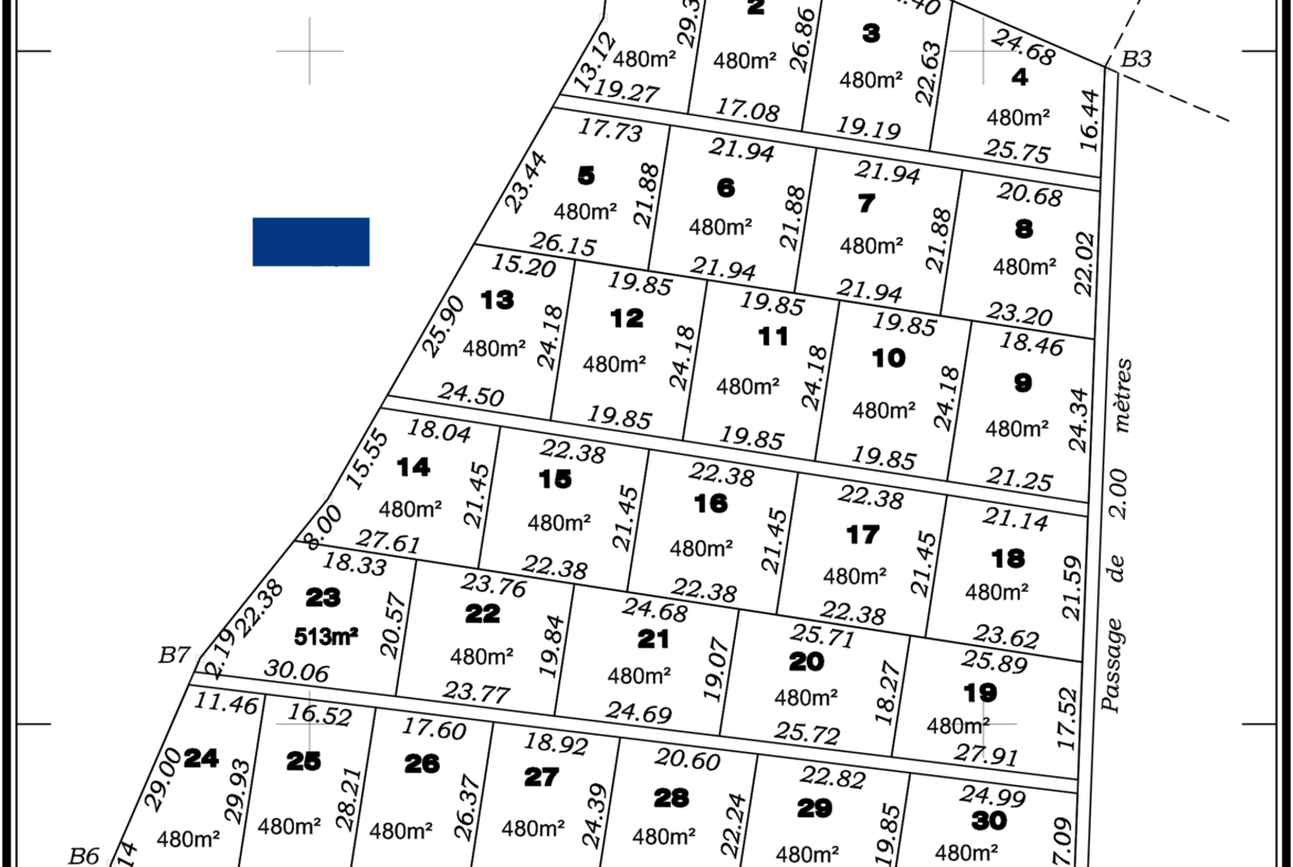 Les parcelles de grc immobilier à vendre à Kokahoue