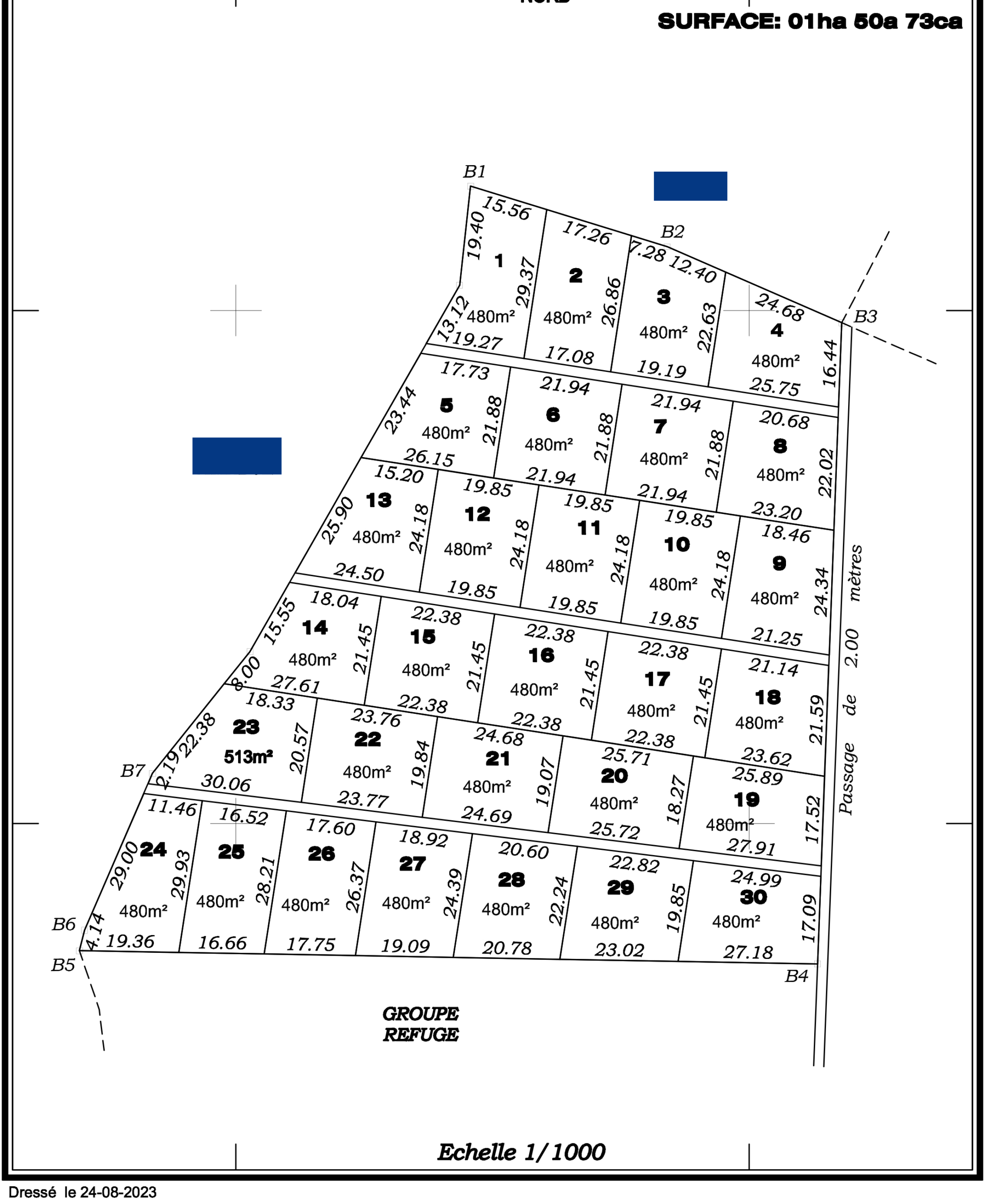 Les parcelles de grc immobilier à vendre à Kokahoue