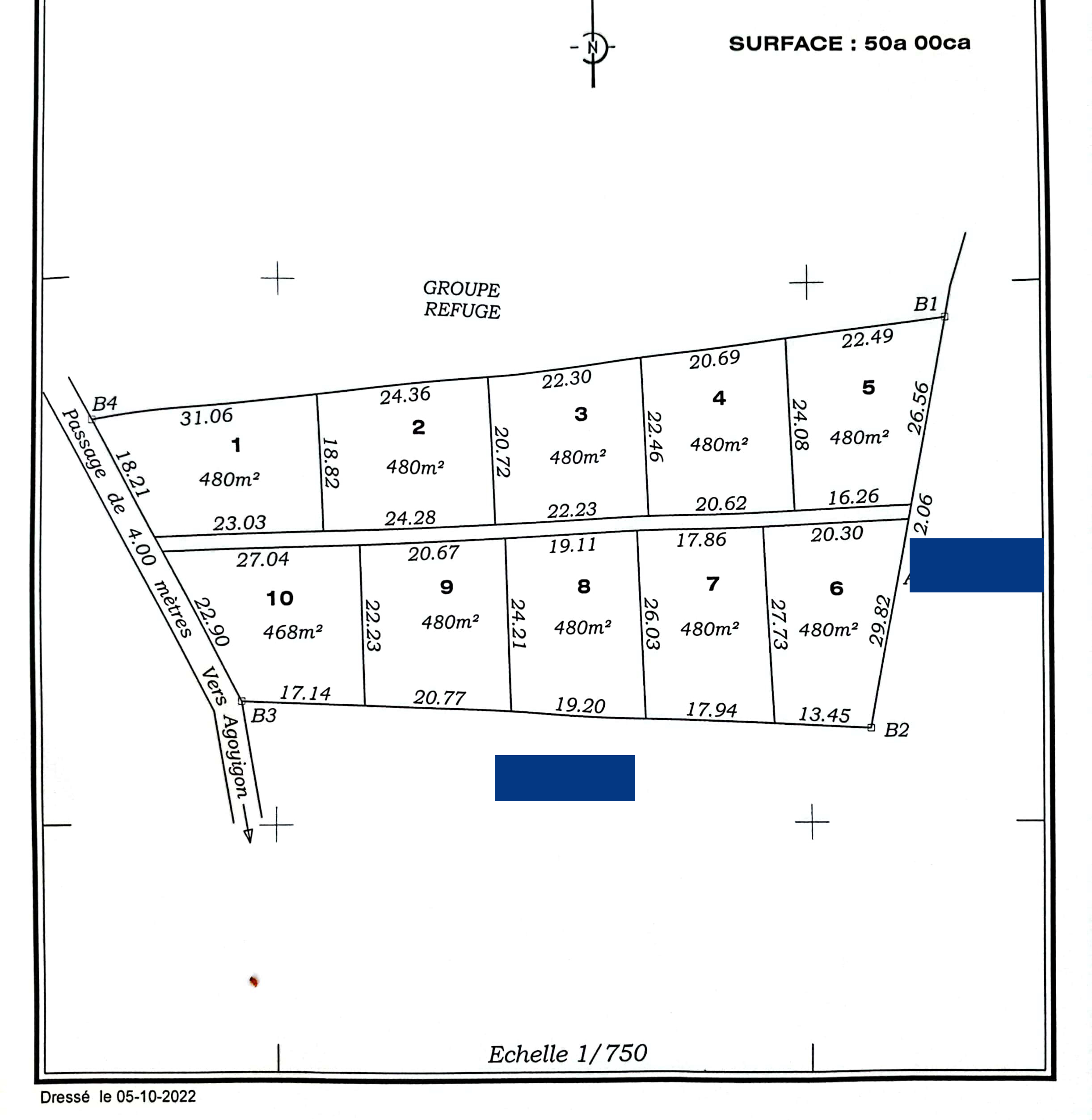 Les parcelles de GRC Immobilier à vendre à Savi (Ouidah)